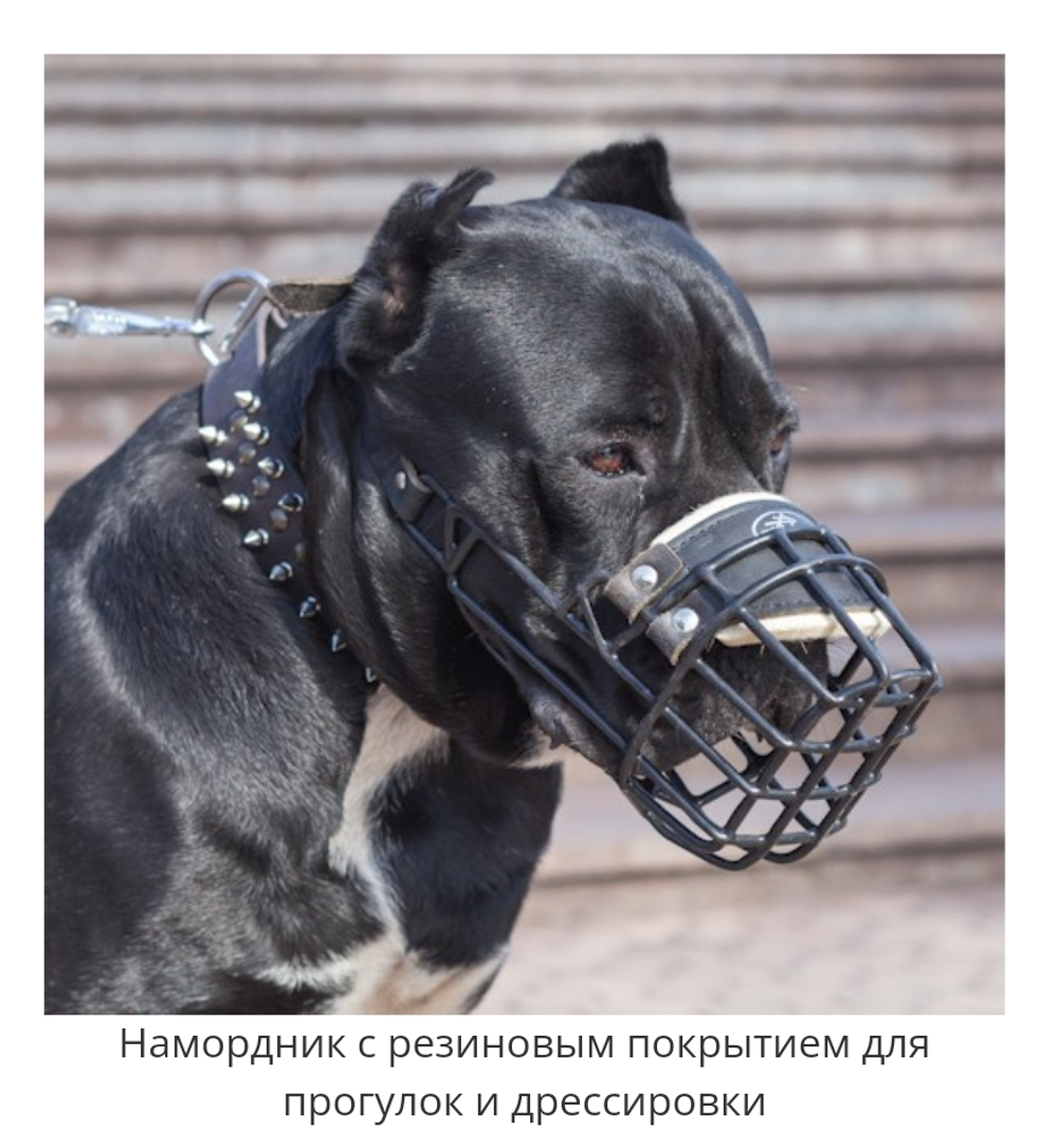 Намордник металлический обливной комфорт от Fordogtrainers