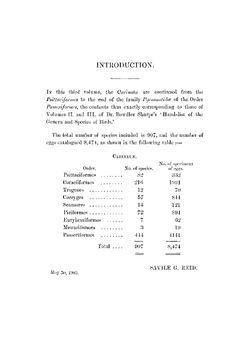 Catalogue of the Collection of Birds' Eggs in the British Museum / Каталог коллекции яиц птиц в Британском музее. Volume 3 / Том 3. | William Robert Ogilvie-Grant