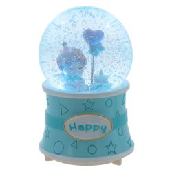 GAEM Фигурка декоративная "Ангел" в стекл шаре (муз, подсвет, вьюга, 3xAAA н/п), D10 см, L11 W11 H16 см