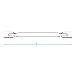 Ключ торцевой с шарнирами 8 x 10 мм KING TONY 19100810