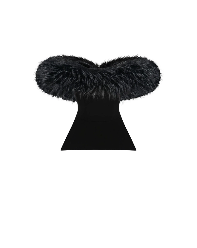 Корсет с мехом