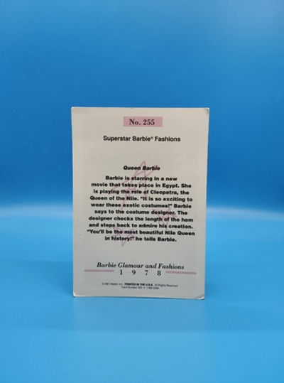 Аксессуар винтажная карточка Барби 90х 031014