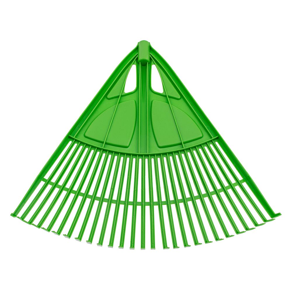 61709 Грабли веерные пластиковые без черенка // 620 мм // 27 плоских зуба // Palisad