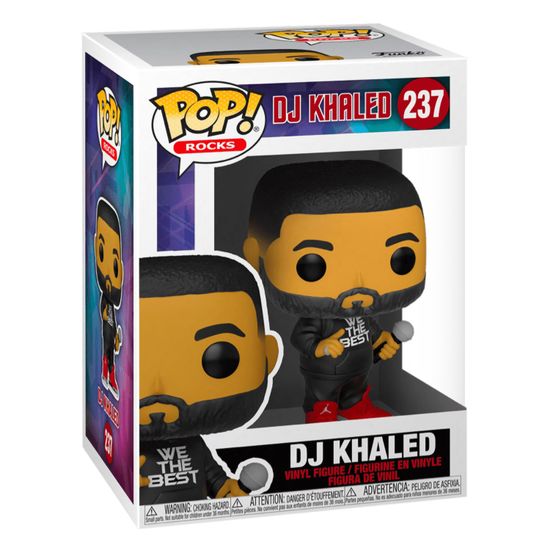 Фигурка Funko POP! Rocks DJ Khaled (237) 56757 / Фигурка в виде популярного хип-хоп исполнителя DJ Khaled