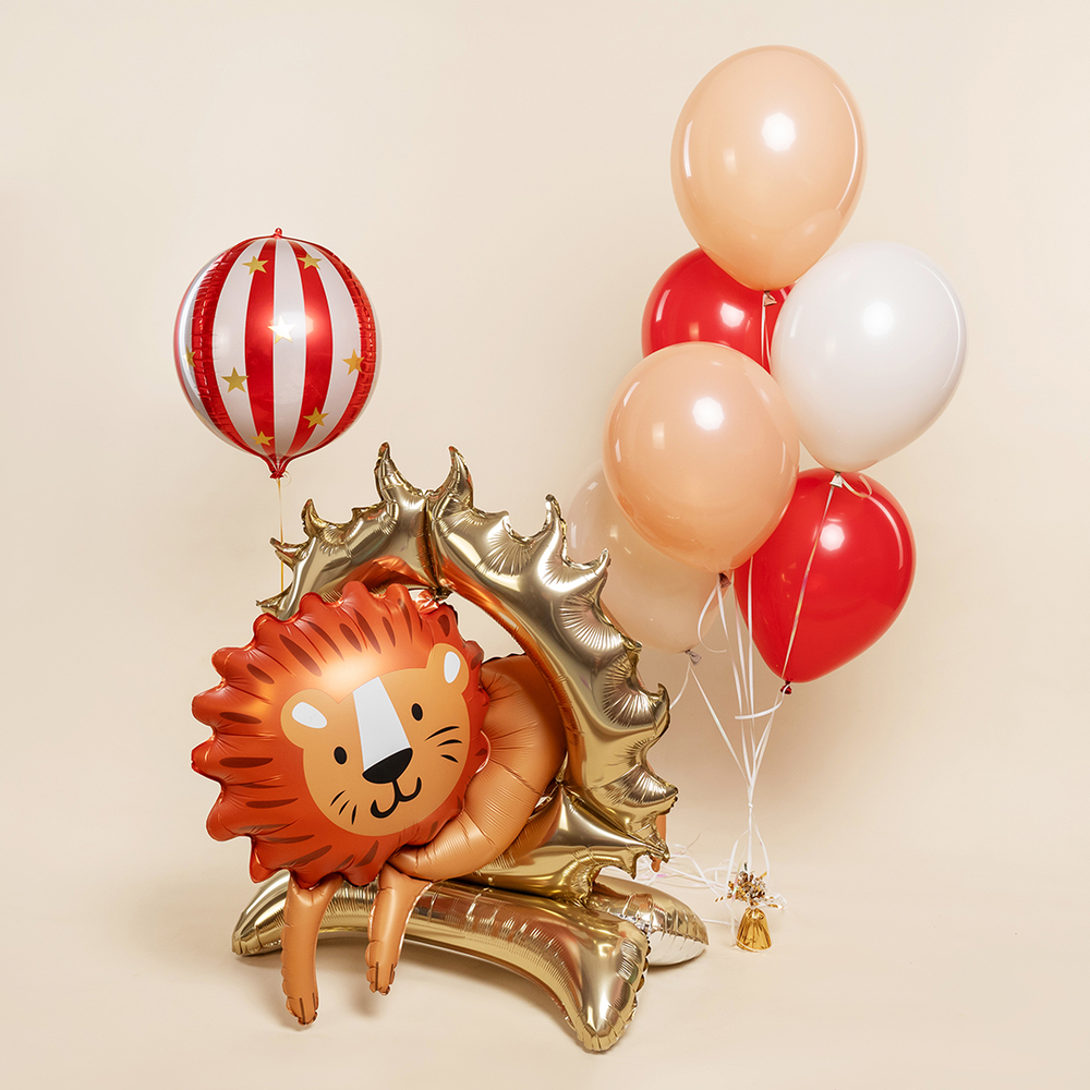 Фигура Ход 44" Цирк, Смелый лев на подставке Fl