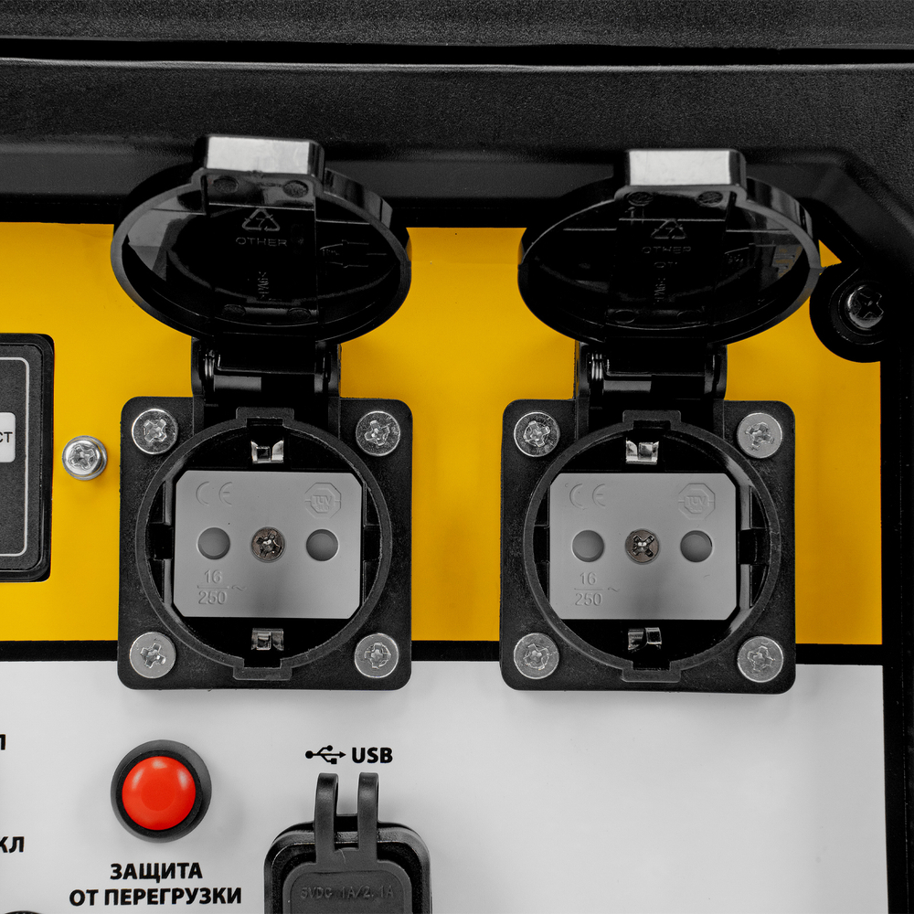 Генератор инверторный GS-4500iSE, 4,5 кВт, 230 В, закрытый корпус, электростартер DENZEL