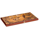 Нарды в деревянной коробке "Верный друг" средние 50х50 см. SA-VD-M