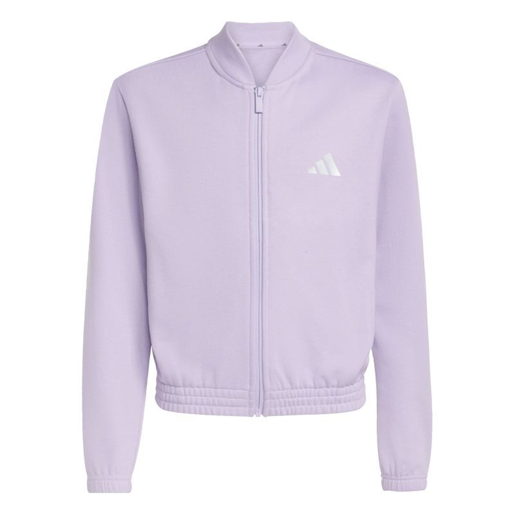 Детский теннисный костюм Adidas Girls Glam - powdered plum/silver metallic