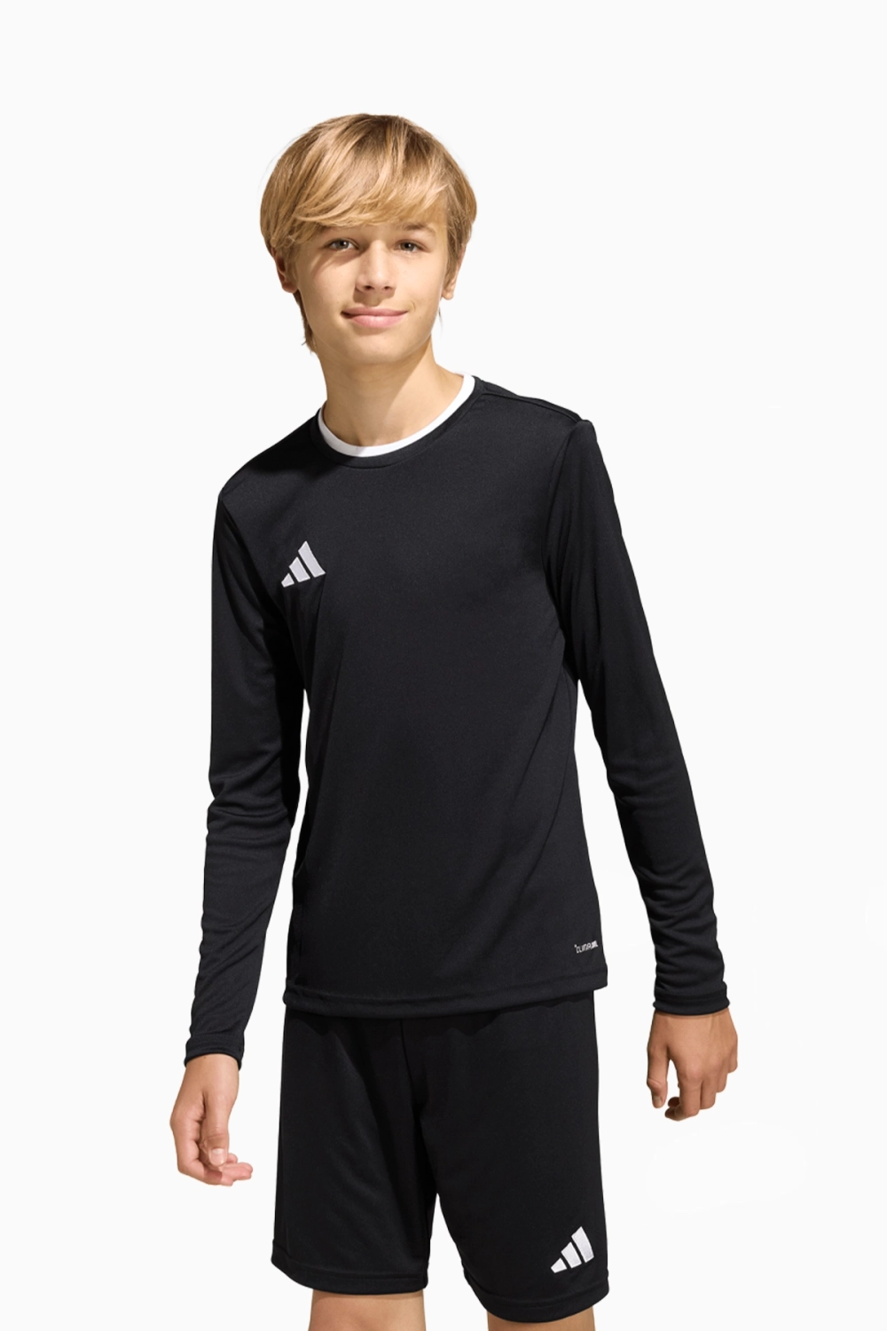 Футболка с длинными рукавами adidas Entrada 26 Детская - черный