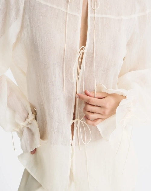 Блуза из органзы