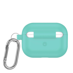 Чехол КАРТОФАН для Apple AirPods Pro (арт. AIRPRO-SLIM-SILICON-01-MINTGREEN)