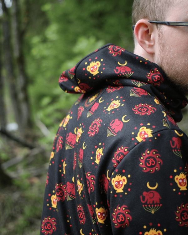 Худи Приветствие Солнцу черный - фото 8