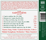 Tianwa Yang, Schwabe, Malmo Symphony Orchestra, Soustrot / Saint-Saens: Works For Violin And Orchestra (CD)