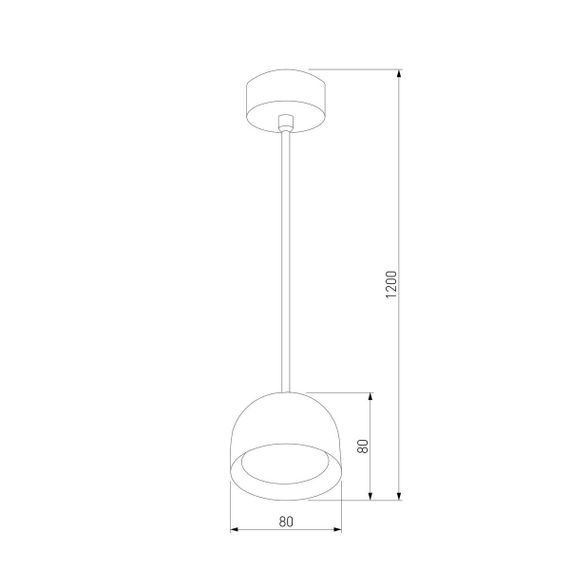 Подвесной светодиодный светильник Elektrostandard Uno 50261 LED a065705