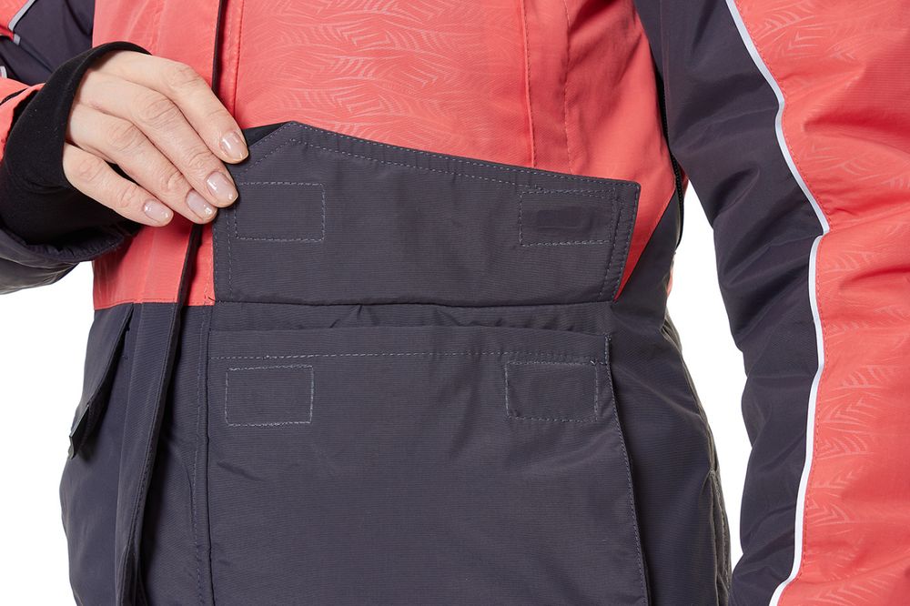 Костюм женский Ангара -35 (графит, лосось) GRAYLING