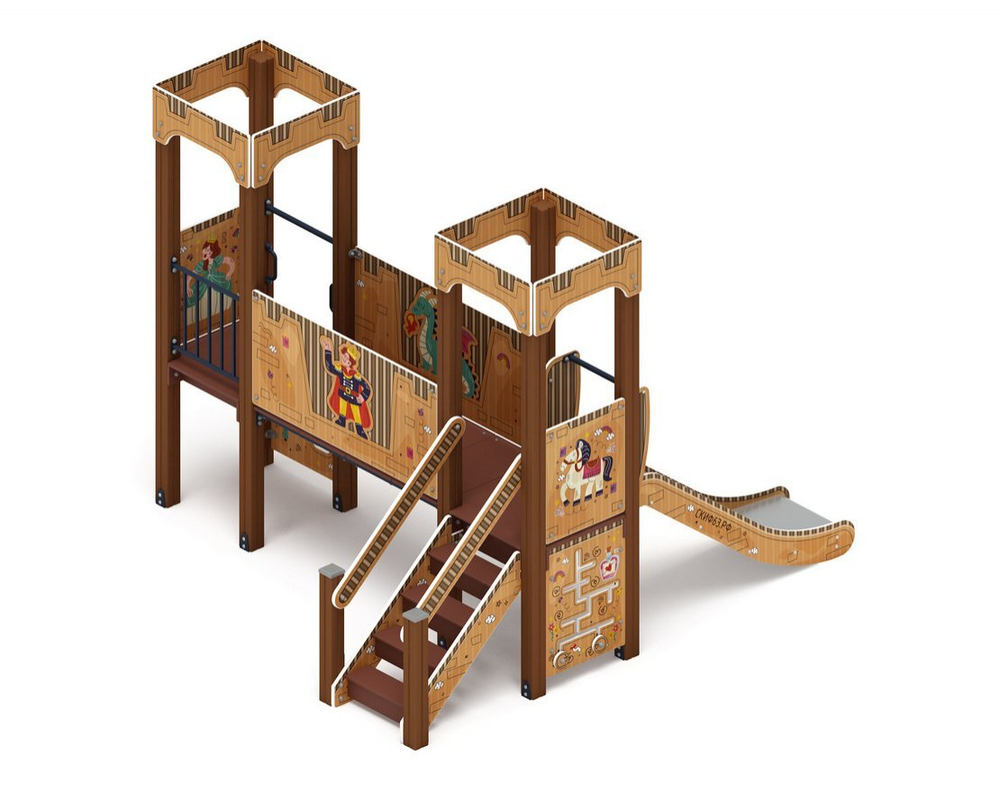 Детский игровой комплекс Королевство (Картонное) ДИК 1.15.06-12 H=900