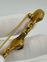 Брошь Chanel с вставкми Gripoix