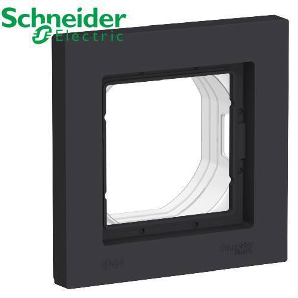 Рамка 1-ая карбон AQUA (карбон) AtlasDesign Schneider ATN441001