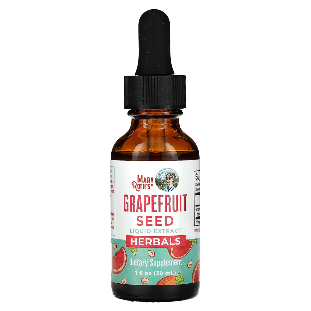 MaryRuth's, жидкий экстракт косточек грейпфрута, без спирта, 1190 мг, 30 мл (1 жидк. унция)