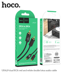 Кабель 2RCA на 2RCA HOCO UPA29 (черный) 1.5м
