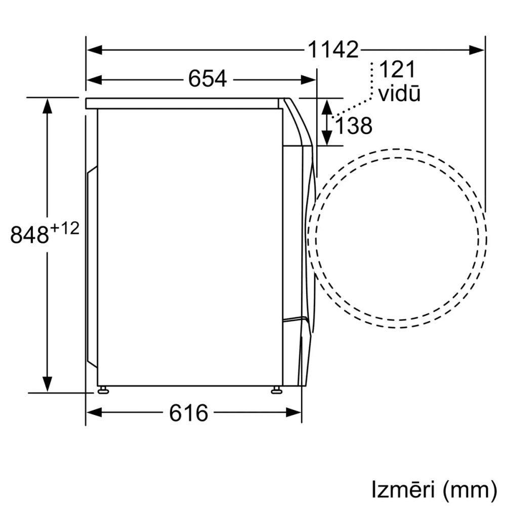 Стирально-сушильная машина Bosch WNC254ARSN