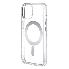 Силиконовый чехол с магнитом (MagSafe) Clear Case для iPhone 12, 12 Pro (Прозрачный)