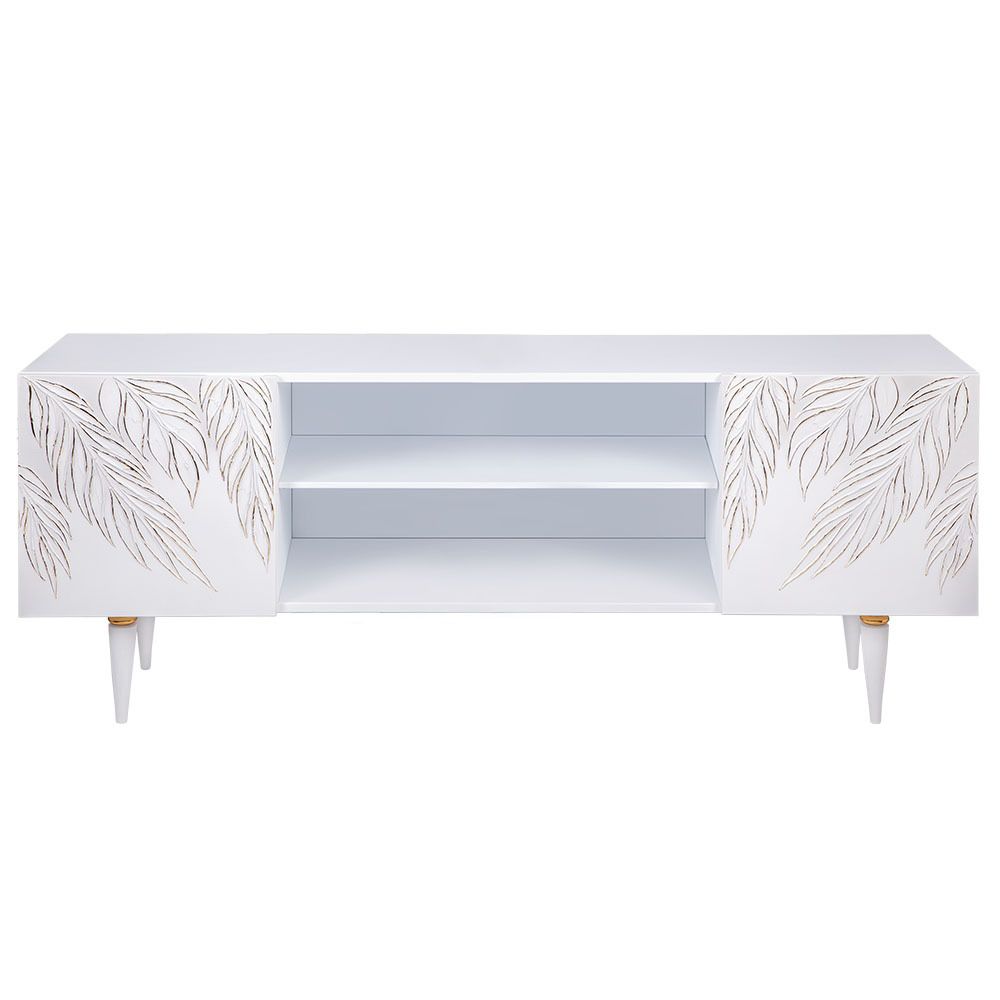 Тумба под ТВ Тропик 155см Классик Айс Голд