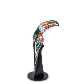 Decor and Gift 23-029-03 Н-р статуэток из трех «Тукан» дерево+стекл.мозаика (50,40,30 см)