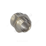 Ниппель латунь никель переходной Ду 32х15 (1 1/4"х1/2") НР RTP (РосТурПласт) 25110
