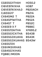 Уплотнитель двери духового шкафа (Италия) 00127044 (C00081579, C00113207, 482000022703, 482000053943)