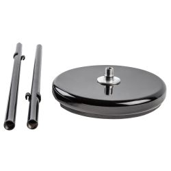 ULM-T600 2х6W-4500K-DIM BLACK Торшер напольный светодиодный. 2х6W. Сенсорный выключатель. Диммер. Черный. ТМ Uniel