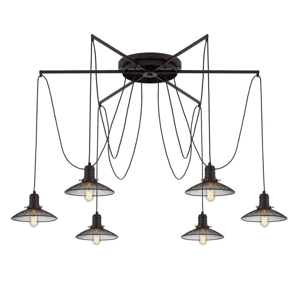 Citilux Эдисон CL451262 Люстра паук Венге