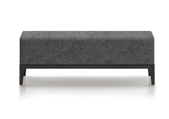 Банкетка Fjord 120 см (серый рогожка, бук под эмалью)