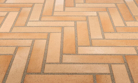 Stroeher, Spaltklinker, beige-bunt, цвет 123, 240x52x15-new - Клинкерная тротуарная брусчатка