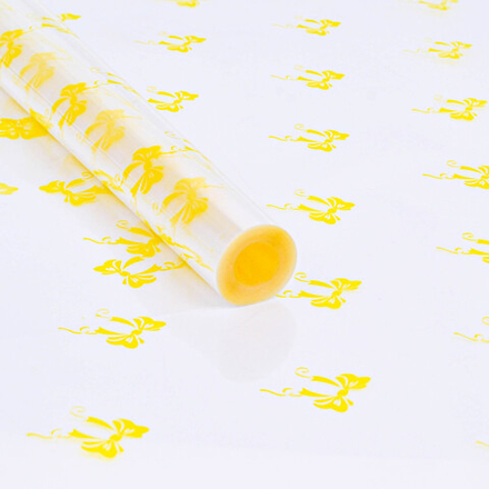 Пленка прозрачная "Бантики" 70см*200гр