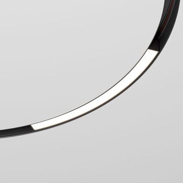 Трековый светодиодный светильник для радиусного шинопровода Ø 800мм 16W 4200K 85180/01 чёрный Planar Slim Magnetic Elektrostandard