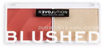 Румяна и хайлайтер Relove by Revolution Blushed duo - Wishful