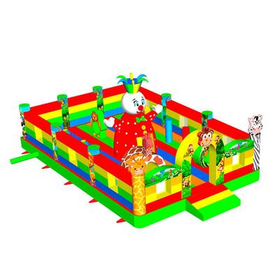 Коммерческий надувной батут «Веселый клоун», 9*6*4,5 м