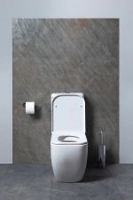 Унитаз Allen Brau Infinity 4.21001.20+4.21002.20 безободковый, с бачком, с крышкой микролифт, белый