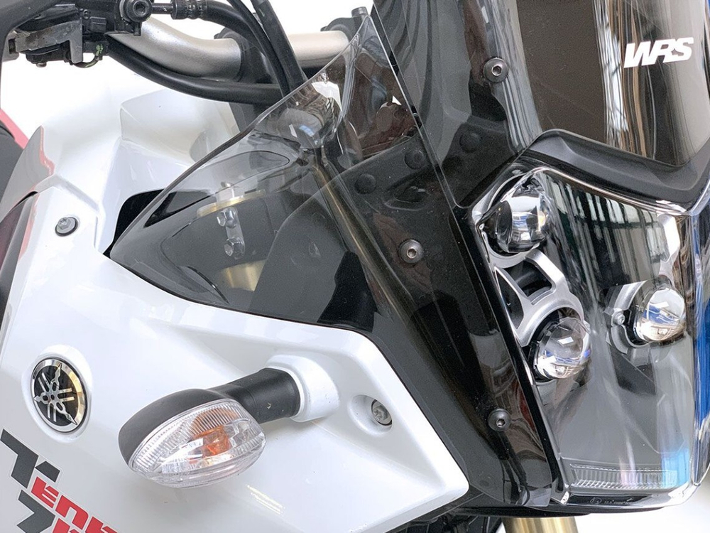 WRS Дефлекторы увеличенные (пара) Yamaha Tenere 700 (2019-2024) затемненные YA018F