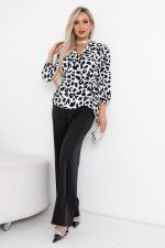 Костюм брючный Домино (черный/белый) Кбр11-38 Nikol (Акция)