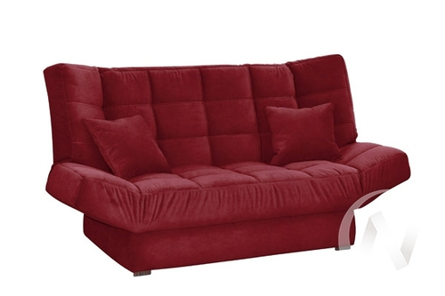 Диван прямой Лаура Люкс (БД) LUMA 22 (бордовый)