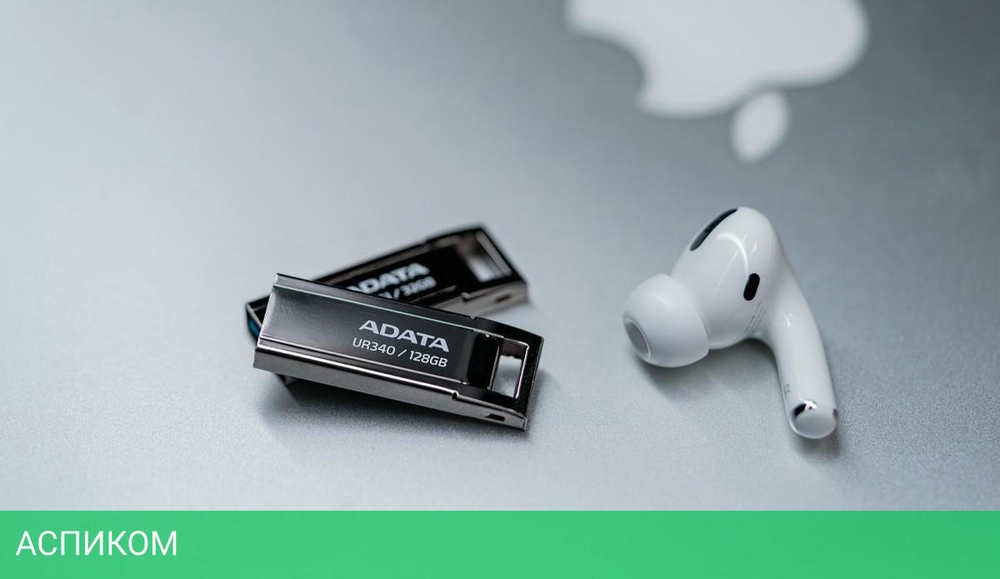 USB Flash-накопитель A-Data AROY-UR340-64GBK