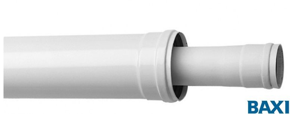 Коаксиальное удлинение полипропиленовое, диам. 110/160 мм, длина 1000 мм, HT (KUG71413381)