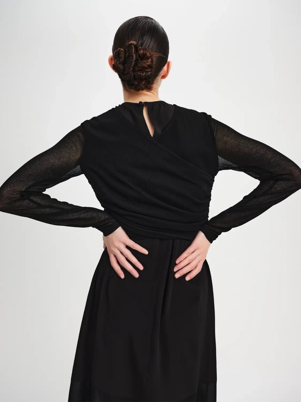 Платье черное OLA OLA