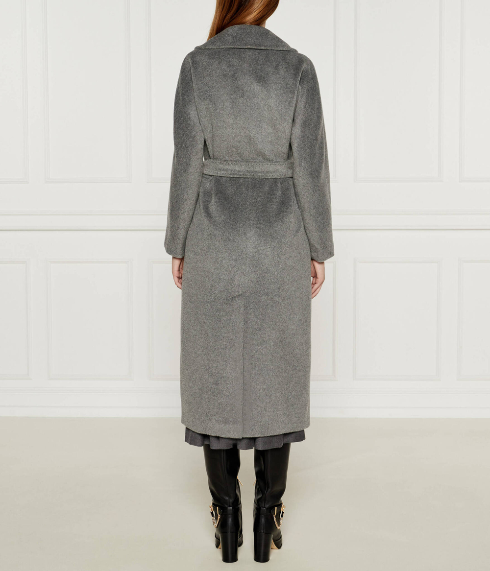 Хлопковое пальто Weekend MaxMara - серый(250161026)