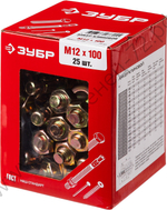 ЗУБР М12 х 100 мм, клиновой анкер, 25 шт (302032-12-100)