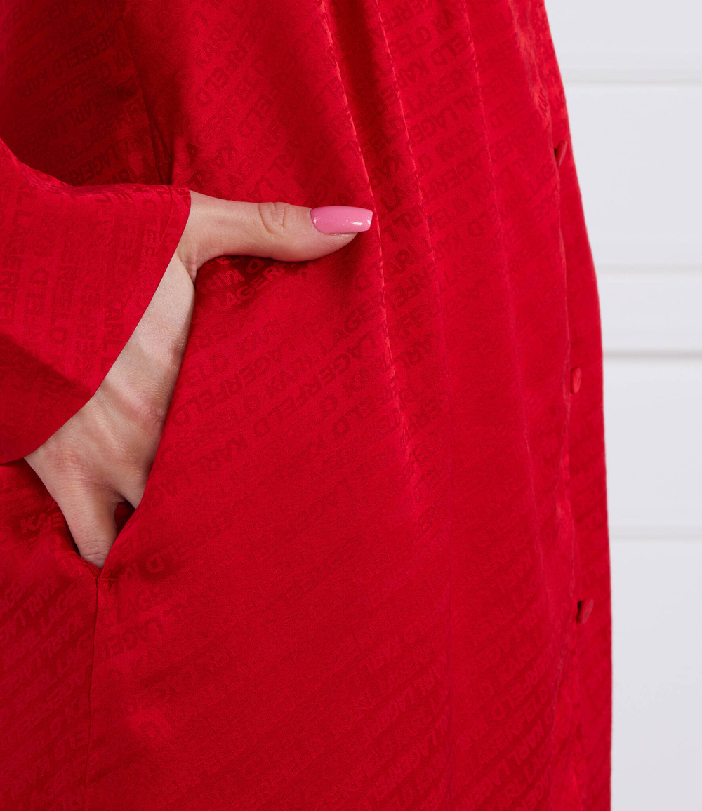 платье logo jacquard Karl Lagerfeld - красный(230W1300)