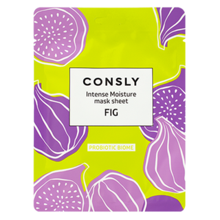 Тканевая маска с экстрактом инжира CONSLY Probiotic Biome  Fig Intense Moisture Mask Sheet 25мл