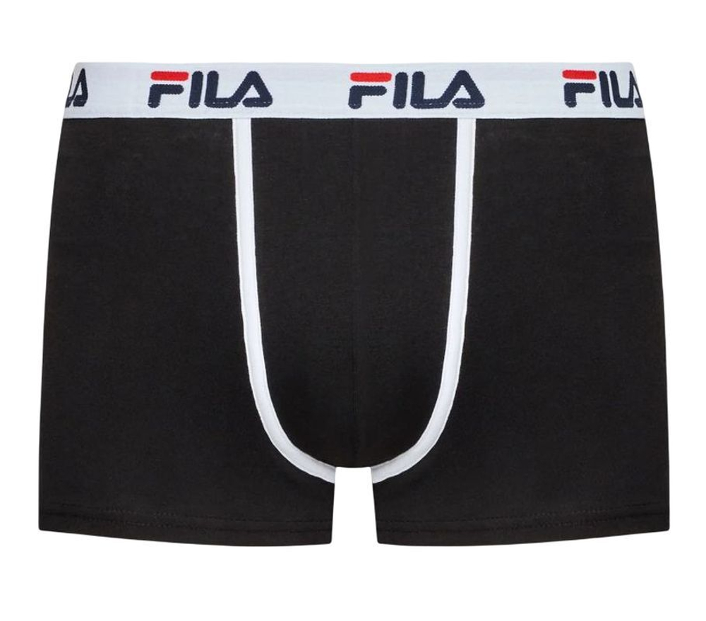 Мужские спортивные боксеры Fila Man Boxer 2P - черный